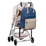 Little Story Colorland Kenzie Pack And Go Baby Travel Diaper Backpack - Navy Blue