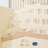 Little Story Kids Bookshelf With 2 Toy Storage Bins - Baby White