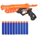 Little Story Kids Manual Bullet Gun With 10Pcs Soft Bullets - Orange