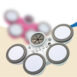 Little Story Kids Electronic Drum Set - Grey