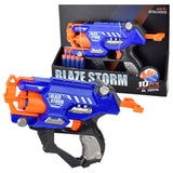 Little Story Kids Manual Bullet Gun With 10Pcs Soft Bullets - Blue