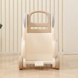 Little Story Bear Shaped Portable Kids Toys Shopping Cart - Ivory