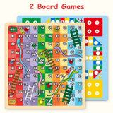 Little Story Board Games - Artist Penguin Double Sided Magnetic Drawing Board (46 Pcs) - Green