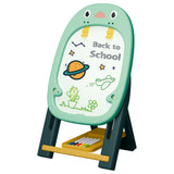 Little Story Board Games - Artist Penguin Double Sided Magnetic Drawing Board (46 Pcs) - Green