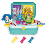 Little Story Make Up Box With Dough Backpack (30 Pcs) - Green