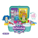 Little Story Make Up Box With Dough Backpack (30 Pcs) - Green