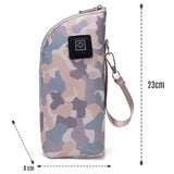 Little Story Portable Insulated Milk Bottle Warmer Bag With Usb - Purple