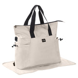 Little Story Mommy Diaper Bag with Changing Mat – Beige