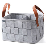 Little Story Multi-Purpose Laundry Caddy Basket Felt - Grey