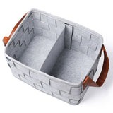 Little Story Multi-Purpose Laundry Caddy Basket Felt - Grey