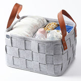 Little Story Multi-Purpose Laundry Caddy Basket Felt - Grey