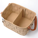 Little Story Multi-Purpose Laundry Caddy Basket Felt - Khaki