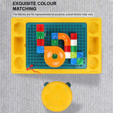 Little Story Blocks 4-In-1 Activity Table With Stool - Green