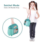 Little Story 3-In-1 Mode Supermarket Toy Set Satchel (35 Pcs) - Green