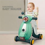 Little Story Baby Walker With Light And Music - Green