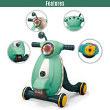 Little Story Baby Walker With Light And Music - Green
