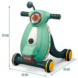 Little Story Baby Walker With Light And Music - Green