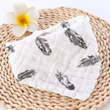 Little Story Jungle Fun Muslin Bandana Bibs - Set Of 3