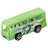 Little Story Kids Toy Pull Back Bus And Motor Car - Set Of 6