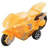 Little Story Kids Toy Pull Back Bus And Motor Car - Set Of 6