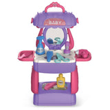 Little Story 3-In-1 Mode Beauty Parlour Toy Set Satchel (21Pcs) - Purple