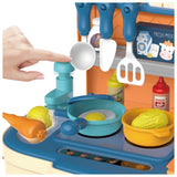 Little Story 2-In-1 Mode Chef Toy Set School Bag (34 Pcs) - Blue