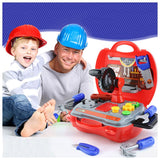 Little Story Mechanic/Junior Builder Tool Box Set (19 Pcs) - Red