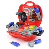 Little Story Mechanic/Junior Builder Tool Box Set (19 Pcs) - Red