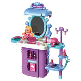Little Story 3-In-1 Mode Beauty Parlour Toy Set (39 Pcs) With Doll - Purple