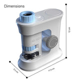 Little Story Scientific Portable Optical Microscope Toy - Blue