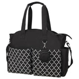 Little Story Signature Diaper Bag - Black