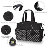 Little Story Signature Diaper Bag - Black