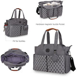 Little Story Signature Diaper Bag - Grey