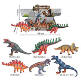 Little Story Simulated Dinosaur With Ic Vocalization Toy - 6Pcs