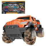 Little Story Slide Die Cast Graffiti Toy Car Set - 10Pcs