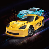 Little Story Slide Die Cast Toy Rapid Car Set - 4Pcs