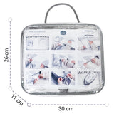 Little Story Feather Soft Breathable Fiberfill Newborn Lounger Bed - Grey