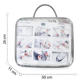 Little Story Jungle Soft Breathable Fiberfill Newborn Lounger Bed - Grey