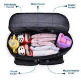Little Story Stroller Organizer Travel Bag - Black