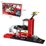 Little Story Toy Car Parking Lot - 24Pcs