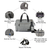 Little Story Zera Mom Dad Diaper Bag-  Grey