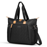 Little Story Colorland Kenzie Pack And Go Baby Travel Diaper Tote Hand Bag - Black