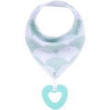 Little Story Bandana Drool Bibs Set Of 2 - Love