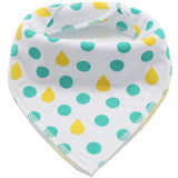 Little Story Bandana Drool Bibs Set Of 4 - Dinosaur