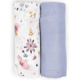 Little Unicorn Deluxe Muslin Swaddle 2 Pack Set - Fairy Gardens Set