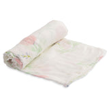 Little Unicorn Deluxe Muslin Single Swaddle - Pink Peony