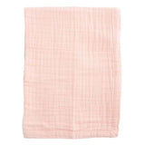 Little Unicorn Cotton Muslin Baby Blanket - Rose Petal