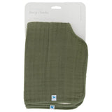 Little Unicorn Cotton Muslin Burp Cloth 2 Pack - Fern