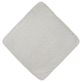 Little Unicorn Cotton Muslin Hooded Infant Towel - Grey Stripe