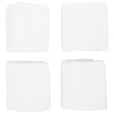 Little Unicorn Cotton Muslin Squares - White Set (Pack of 4)